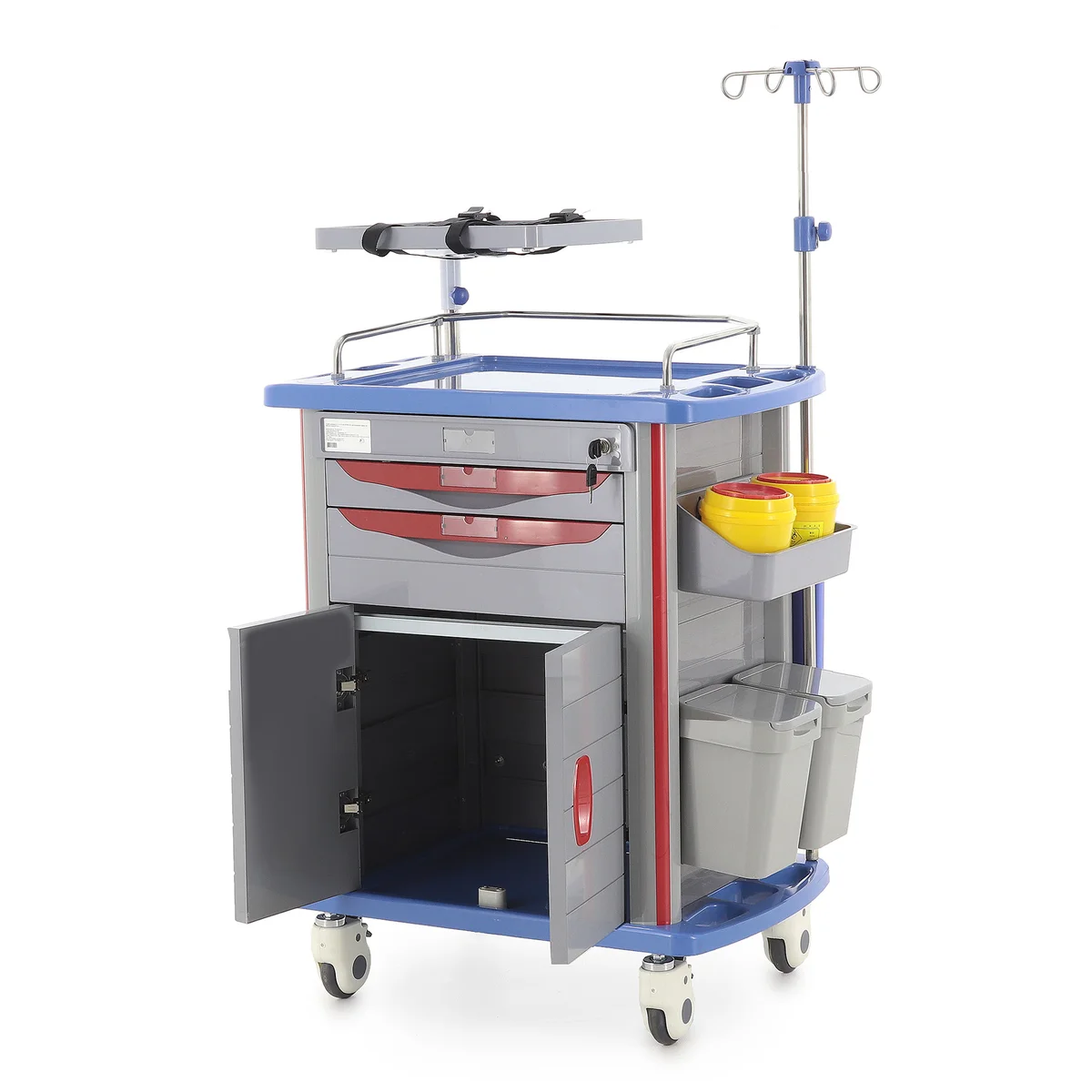 Тележка медицинская Med-Mos ЕТ750-02 ТМ-002АН-00