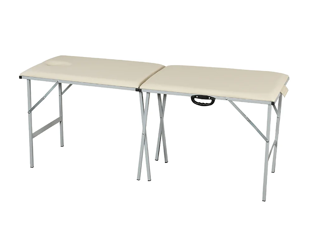 Складной металлический массажный стол Гелиокс M185 (185×62 см)